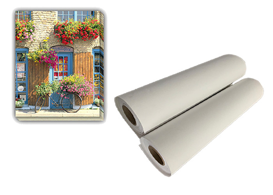 360gsm Poly Cotton Canvas Roll For Inkjet Aqueous Pigment Dye Ink Printing