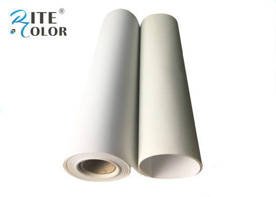 Polyester Cotton Blend Inkjet Canvas Photo Paper Waterproof Coated For Printer