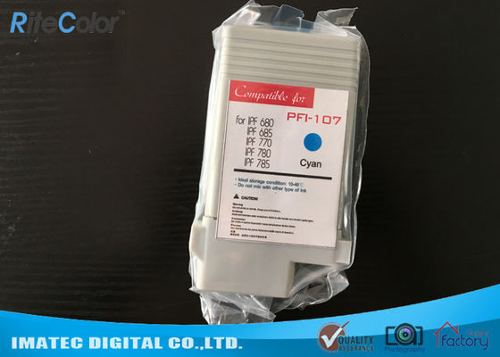 Wide Format PFI107 Matte Black Ink Cartridge For Canon ImagePROGRAF 780 - Vivid Colors-634759